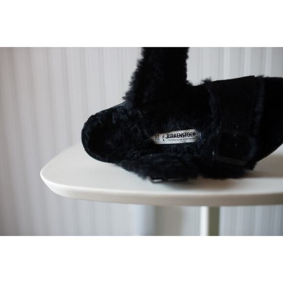 Birkenstock Arizona Shearling Suede Leather Sandal 37 NWT - Picture 3 of 4